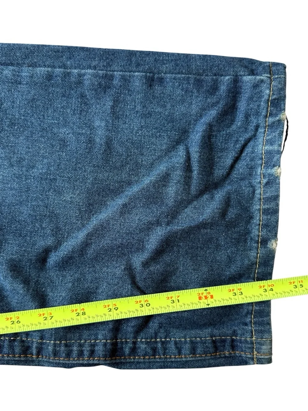 True Religion Billy Super T Jeans 38x33 Big Stitch Y2K Flap Pocket Denim Blue